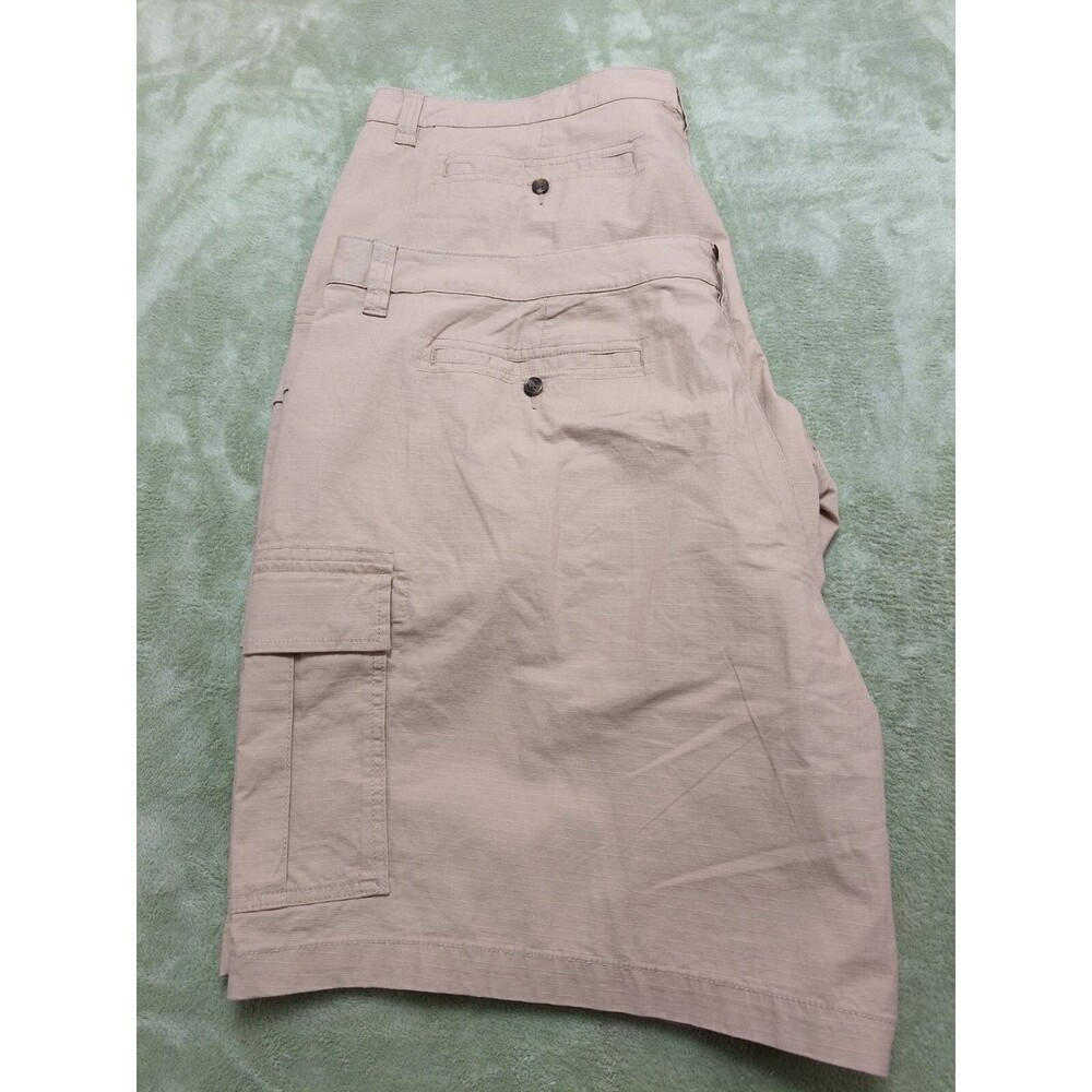 Lot Of 2 Big & Tall Shorts Mens Sz 50 Comfort Flex 9" Classic Fit Saddlebred